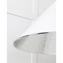 From The Anvil - Hockley Pendant in Flock - Hammered Nickel - 45433F - Choice Handles