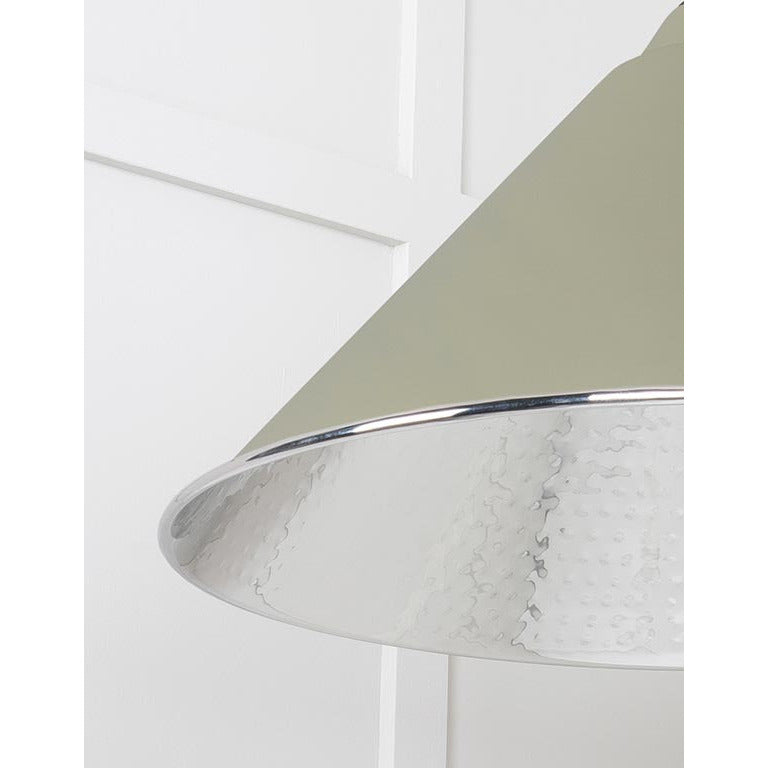 From The Anvil - Hockley Pendant in Tump - Hammered Nickel - 45433TU - Choice Handles