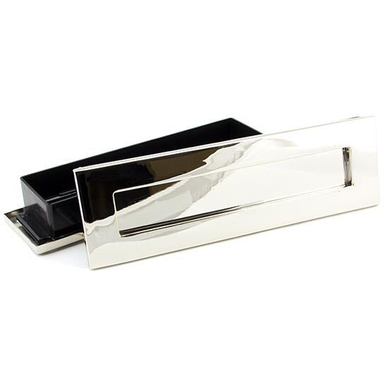 From The Anvil - Nickel Traditional Letterbox - Polished Nickel - 45443 - Choice Handles