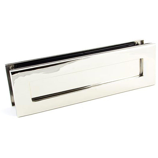 From The Anvil - Nickel Traditional Letterbox - Polished Nickel - 45443 - Choice Handles