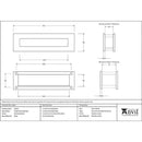 From The Anvil - Traditional Letterbox - Polished Chrome - 45444 - Choice Handles
