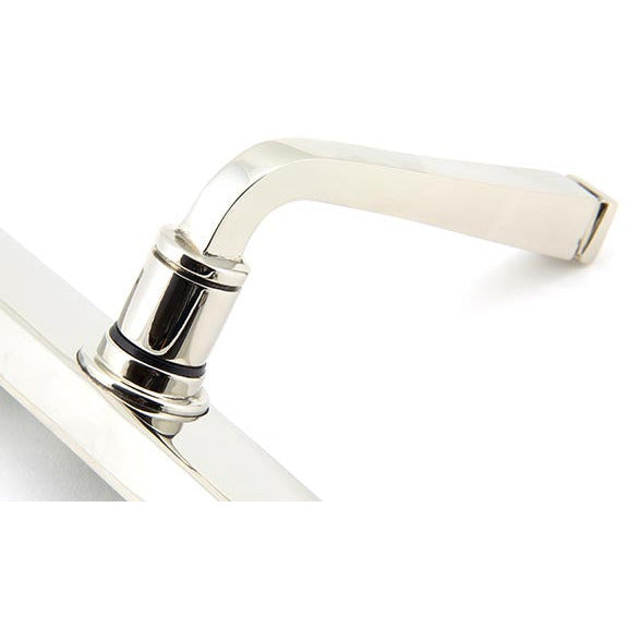 From The Anvil - Avon Slimline Lever Latch Set - Polished Nickel - 45449 - Choice Handles