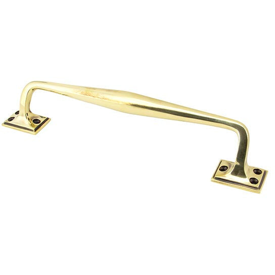 From The Anvil - 300mm Art Deco Pull Handle - Aged Brass - 45456 - Choice Handles
