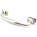 From The Anvil - 230mm Art Deco Pull Handle - Polished Nickel - 45463 - Choice Handles