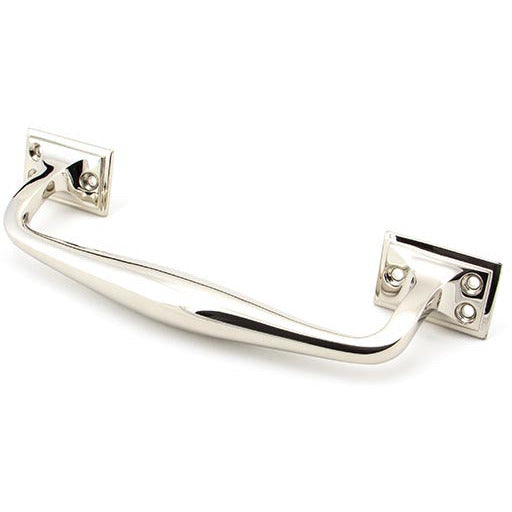 From The Anvil - 230mm Art Deco Pull Handle - Polished Nickel - 45463 - Choice Handles