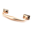 From The Anvil - 230mm Art Deco Pull Handle - Polished Bronze - 45465 - Choice Handles