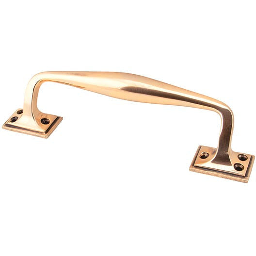 From The Anvil - 230mm Art Deco Pull Handle - Polished Bronze - 45465 - Choice Handles