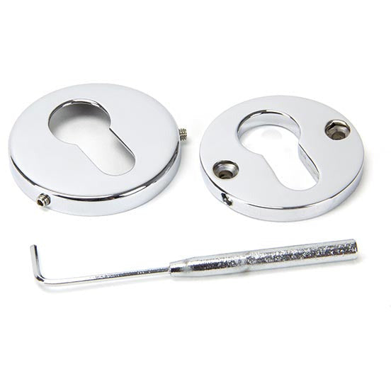 From The Anvil - 52mm Regency Concealed Escutcheon - Polished Chrome - 45475 - Choice Handles