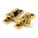 From The Anvil - Prestbury Quadrant Fastener - Narrow - Aged Brass - 45479 - Choice Handles