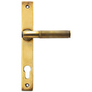 From The Anvil - Brompton Slimline Lever Espag. Lock Set - Aged Brass - 45499 - Choice Handles