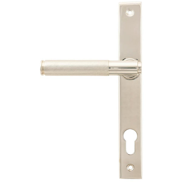 From The Anvil - Brompton Slimline Lever Espag. Lock Set - Polished Nickel - 45526 - Choice Handles
