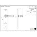 From The Anvil - Regency Lever Espag. Lock Set - Black - 45589 - Choice Handles