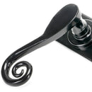 From The Anvil - Monkeytail Lever Euro Lock Set - Black - 45591 - Choice Handles