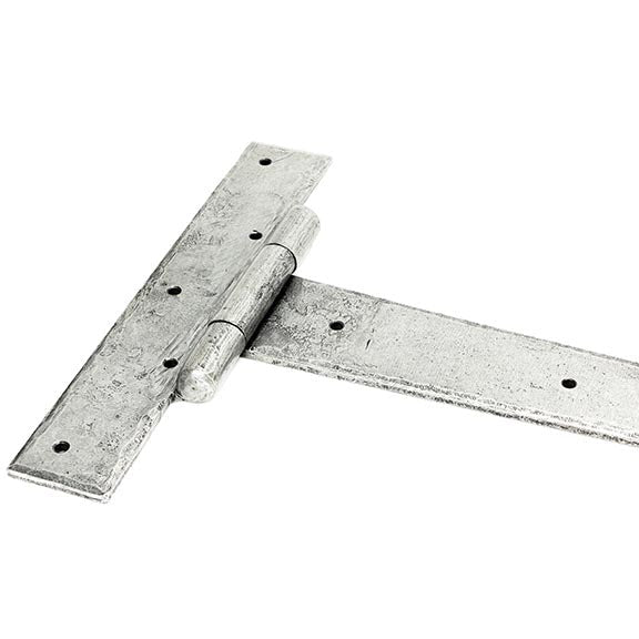 From The Anvil - 36" Barn Door T Hinge (pair) - Pewter Patina - 45597 - Choice Handles