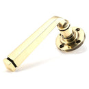 From The Anvil - Avon Round Lever on Rose Set (Beehive) - Aged Brass - 45613 - Choice Handles