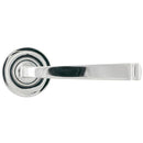 From The Anvil - Avon Round Lever on Rose Set (Art Deco) - Polished Chrome - 45616 - Choice Handles