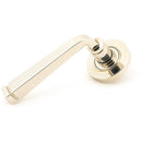 From The Anvil - Avon Round Lever on Rose Set (Plain) - Polished Nickel - 45619 - Choice Handles