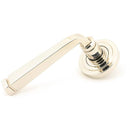 From The Anvil - Avon Round Lever on Rose Set (Art Deco) - Polished Nickel - 45620 - Choice Handles