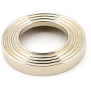 From The Anvil - Avon Round Lever on Rose Set (Beehive) - Polished Nickel - 45621 - Choice Handles