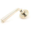 From The Anvil - Avon Round Lever on Rose Set (Beehive) - Polished Nickel - 45621 - Choice Handles