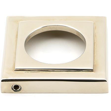 From The Anvil - Avon Round Lever on Rose Set (Square) - Polished Nickel - 45622 - Choice Handles