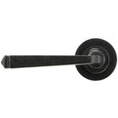From The Anvil - Avon Round Lever on Rose Set (Plain) - External Beeswax - 45627 - Choice Handles