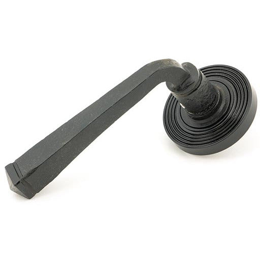 From The Anvil - Avon Round Lever on Rose Set (Beehive) - External Beeswax - 45629 - Choice Handles