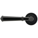 From The Anvil - Regency Lever on Rose Set (Plain) - Black - 45635 - Choice Handles