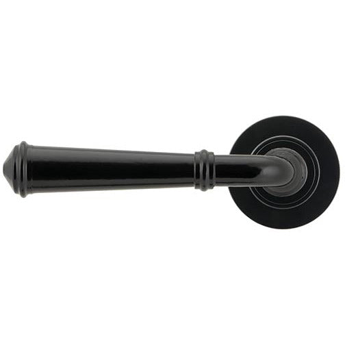 From The Anvil - Regency Lever on Rose Set (Plain) - Black - 45635 - Choice Handles