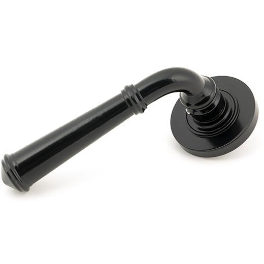 From The Anvil - Regency Lever on Rose Set (Plain) - Black - 45635 - Choice Handles