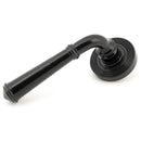 From The Anvil  - Regency Lever on Rose Set (Beehive) - Black - 45637 - Choice Handles