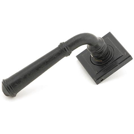 From The Anvil  - Regency Lever on Rose Set (Square) - External Beeswax - 45642 - Choice Handles