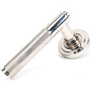 From The Anvil - Brompton Lever on Rose Set (Art Deco) - Polished Nickel - 45668 - Choice Handles