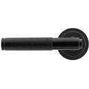 From The Anvil - Brompton Lever on Rose Set (Art Deco) - Black - 45672 - Choice Handles