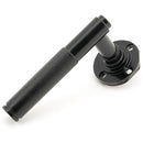 From The Anvil - Brompton Lever on Rose Set (Art Deco) - Black - 45672 - Choice Handles