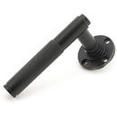 From The Anvil - Brompton Lever on Rose Set (Plain) - Matt Black - 45675 - Choice Handles