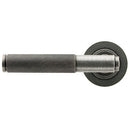 From The Anvil - Brompton Lever on Rose Set (Plain) - Pewter Patina - 45679 - Choice Handles