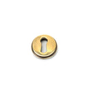 From The Anvil - Round Escutcheon (Plain) - Aged Brass - 45683 - Choice Handles
