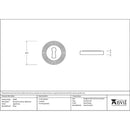 From The Anvil - Round Escutcheon (Beehive) - Aged Brass - 45685 - Choice Handles