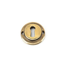 From The Anvil - Round Escutcheon (Square) - Aged Brass - 45686 - Choice Handles