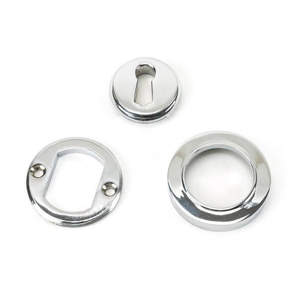 From The Anvil - Round Escutcheon (Plain) - Polished Chrome - 45687 - Choice Handles