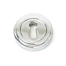 From The Anvil - Round Escutcheon (Art Deco) - Polished Chrome - 45688 - Choice Handles