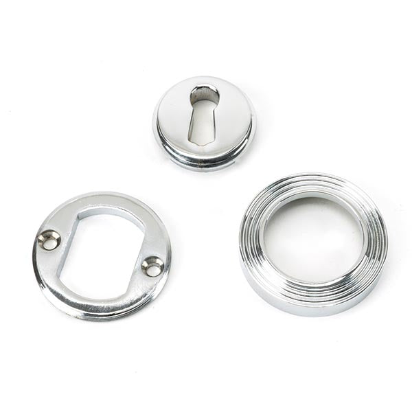 From The Anvil - Round Escutcheon (Beehive) - Polished Chrome - 45689 - Choice Handles