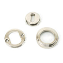 From The Anvil - Round Escutcheon (Art Deco) - Polished Nickel - 45692 - Choice Handles