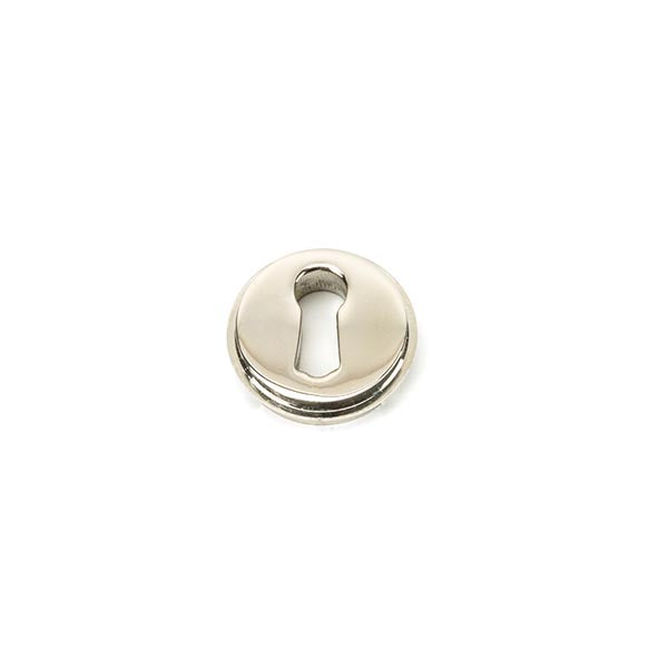 From The Anvil - Round Escutcheon (Art Deco) - Polished Nickel - 45692 - Choice Handles