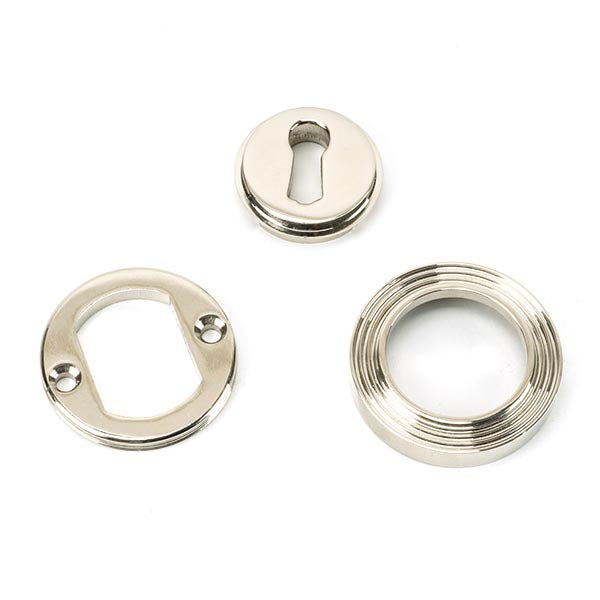 From The Anvil - Round Escutcheon (Beehive) - Polished Nickel - 45693 - Choice Handles