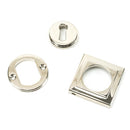 From The Anvil - Round Escutcheon (Square) - Polished Nickel - 45694 - Choice Handles