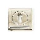 From The Anvil - Round Escutcheon (Square) - Polished Nickel - 45694 - Choice Handles