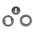 From The Anvil - Round Escutcheon (Plain) - Black - 45695 - Choice Handles