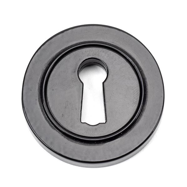 From The Anvil - Round Escutcheon (Plain) - Black - 45695 - Choice Handles